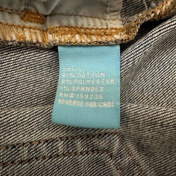 J. McLaughlin medium wash denim skirt size 6 - Picture 6 of 9